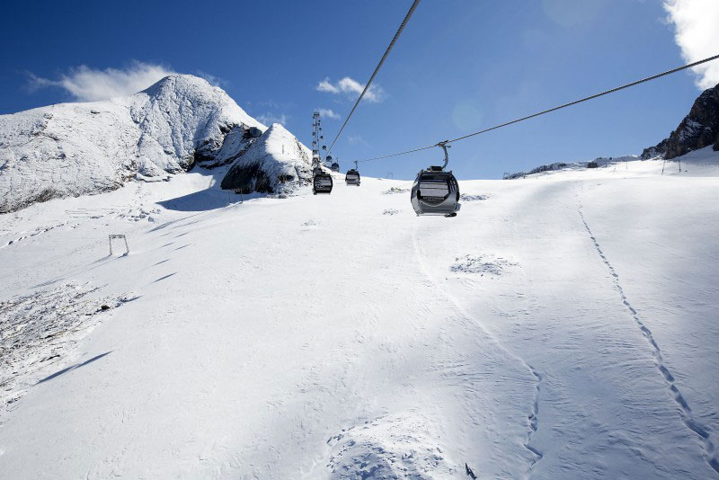 Galeria: Lodowiec Kitzsteinhorn - nowe inwestycje