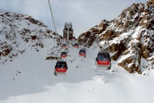 Pitztal lodowiec w maju