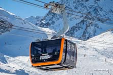 Kolej 3S Eisgratbahn na lodowiec Stubai