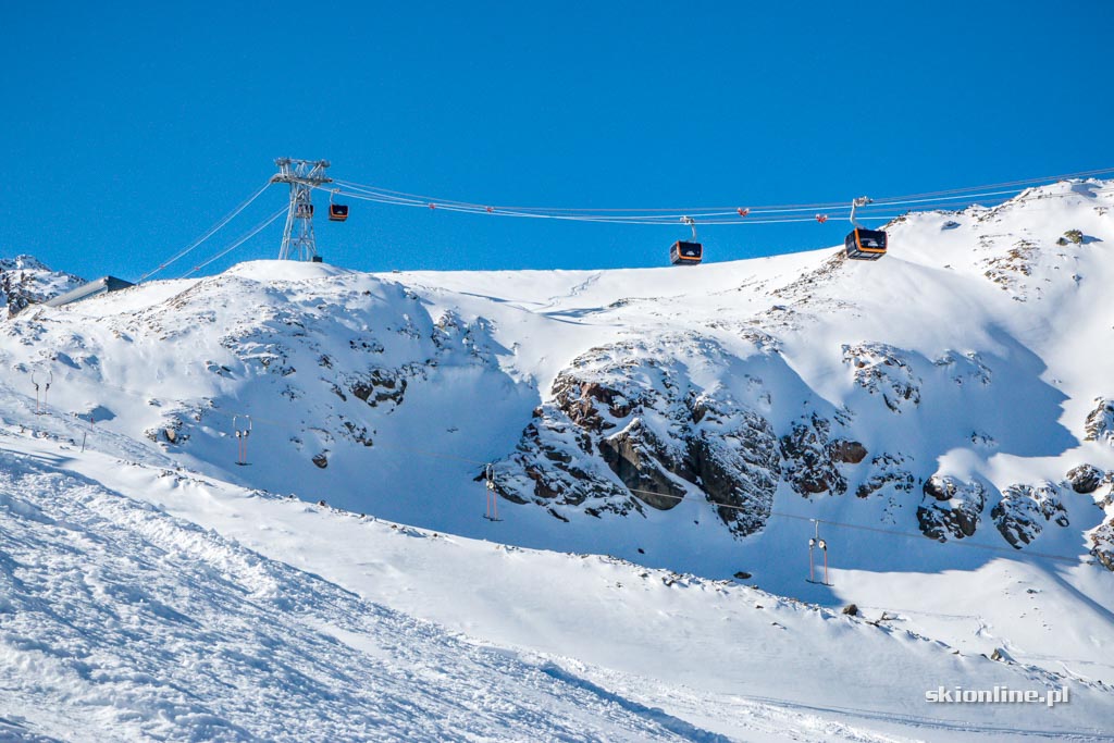 Galeria: Kolej 3S Eisgratbahn na lodowiec Stubai