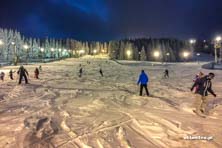Czarna Góra Resort - narty wieczorową porą