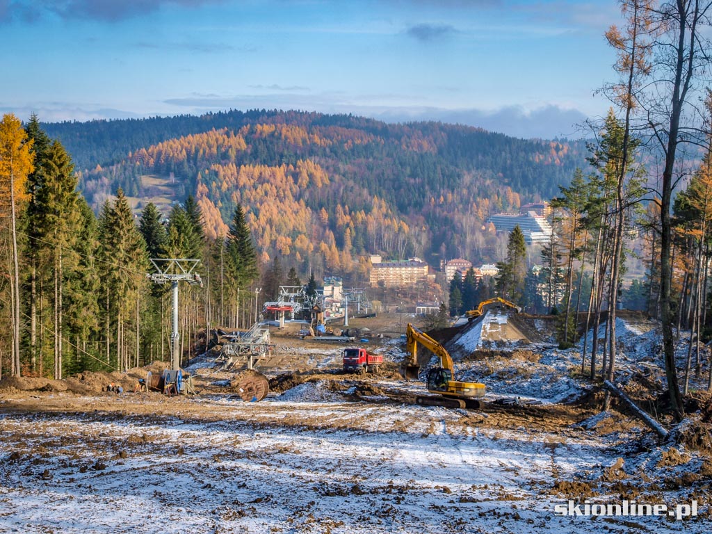 Galeria: Nowa kolej i trasa zjazdowa w stacji Henryk-Ski