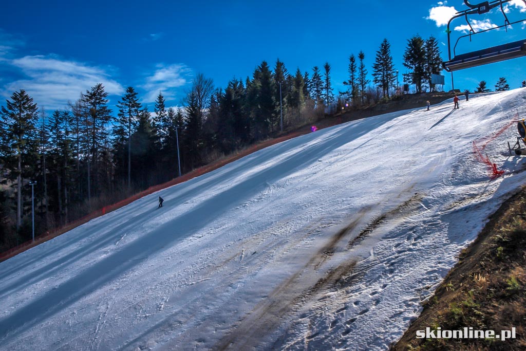 Galeria: Myślenice - warunki narciarskie 9.02.2016