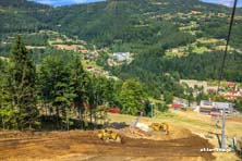 Beskid Sport Arena - budowa czarnej trasy