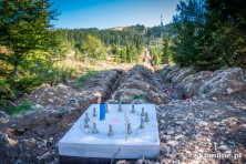 Szczyrk Skrzyczne - budowa krzesła 7.09.2013