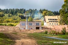 Ski Arena Zieleniec - budowa czerwonej kanapy