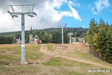Ski Arena Zieleniec - budowa czerwonej kanapy