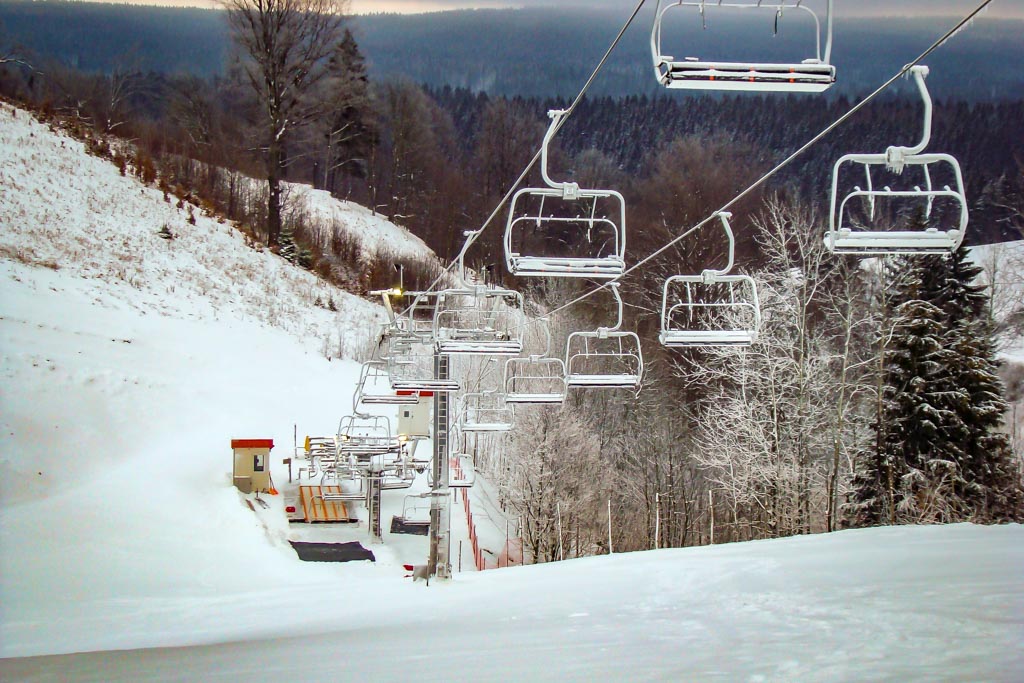 Galeria: Ski Arena Zieleniec - otwarcie nowej kolei Mieszko
