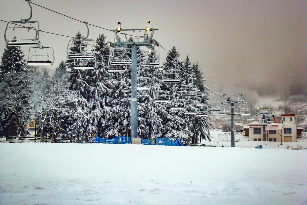 Galeria: Ski Arena Zieleniec - otwarcie nowej kolei Mieszko