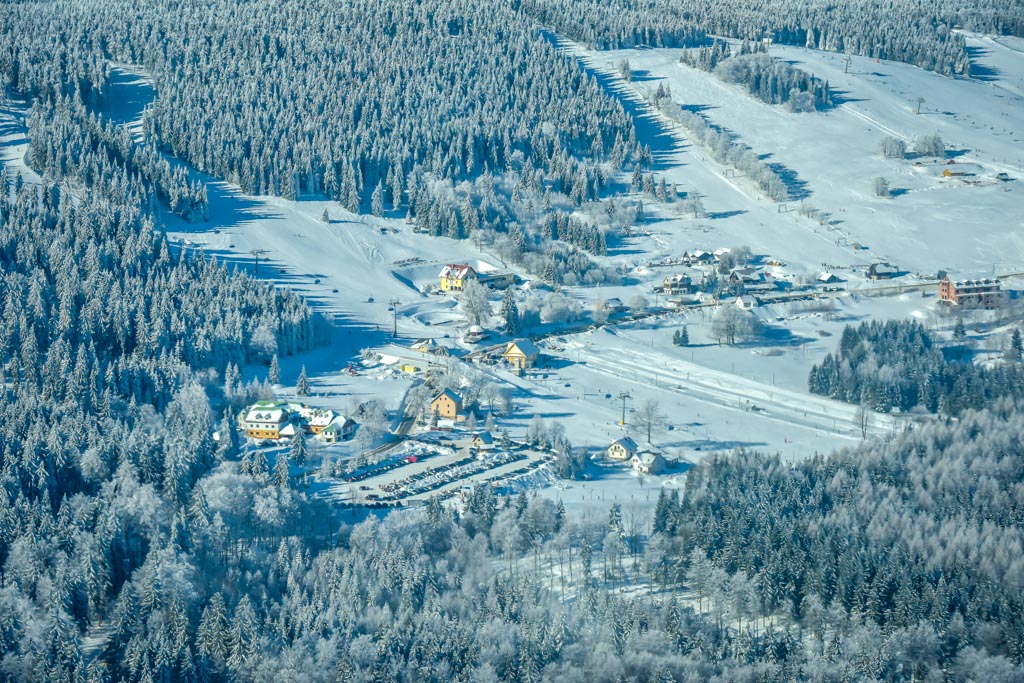 Galeria: Ski Arena Zieleniec - z lotu ptaka