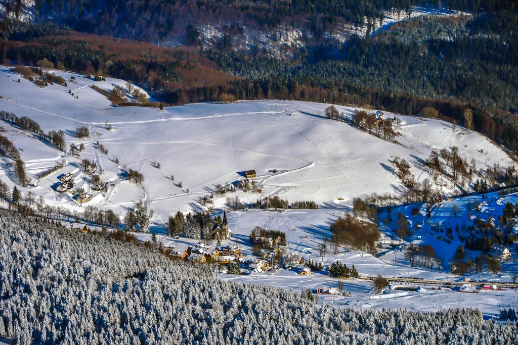 Galeria: Ski Arena Zieleniec - z lotu ptaka