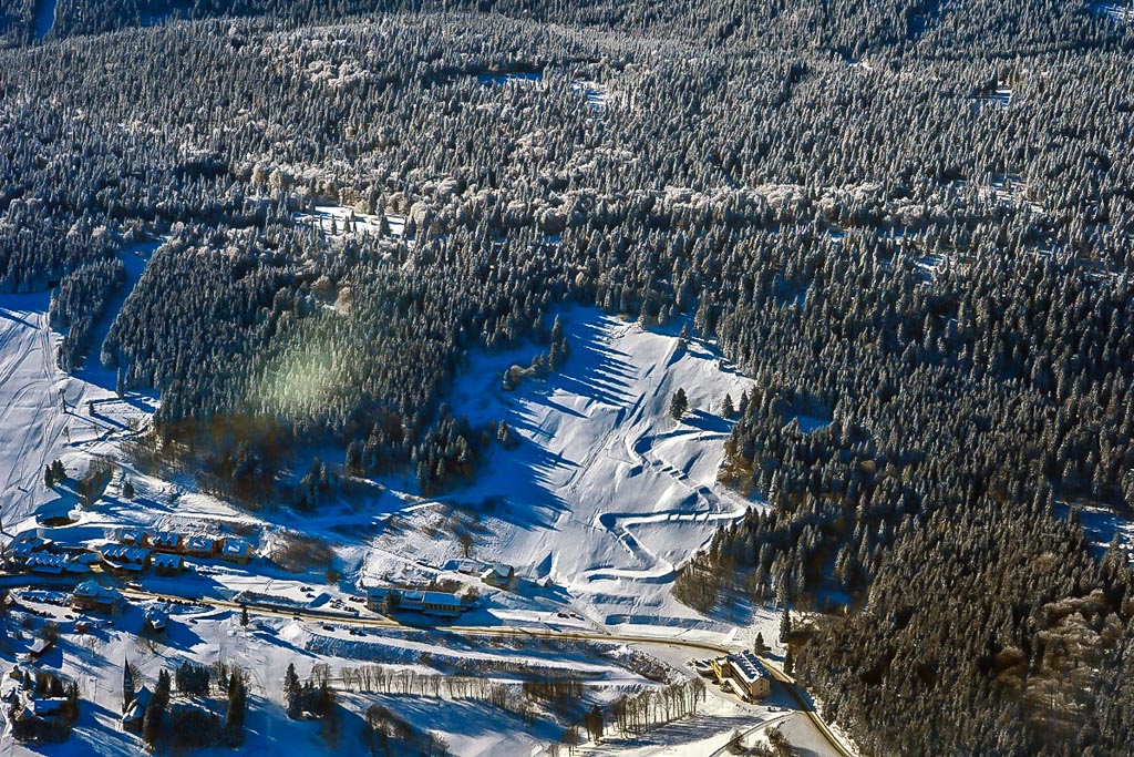 Galeria: Ski Arena Zieleniec - z lotu ptaka