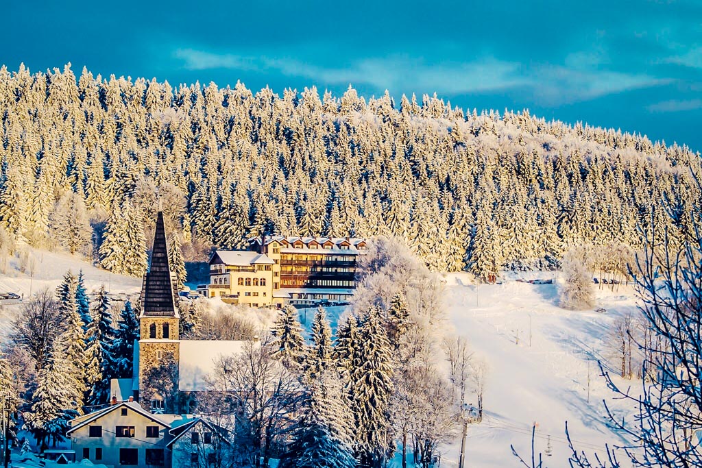 Galeria: Ski Arena Zieleniec - z lotu ptaka