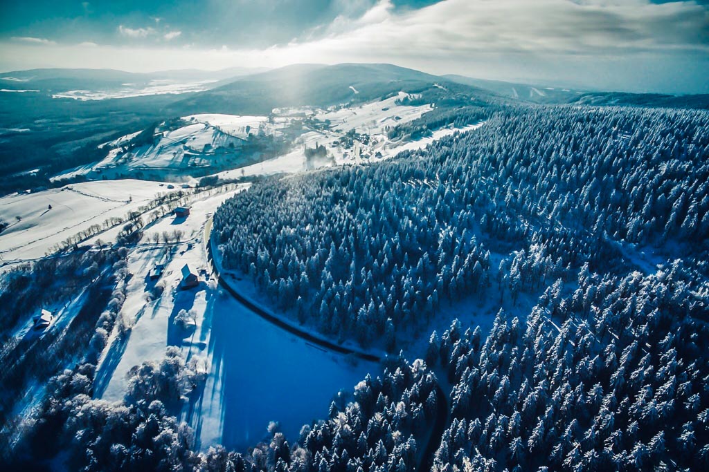 Galeria: Ski Arena Zieleniec - z lotu ptaka