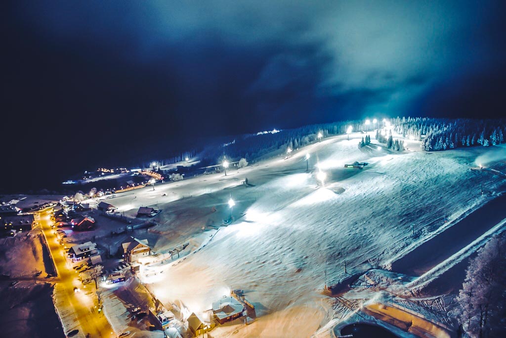 Galeria: Ski Arena Zieleniec - z lotu ptaka