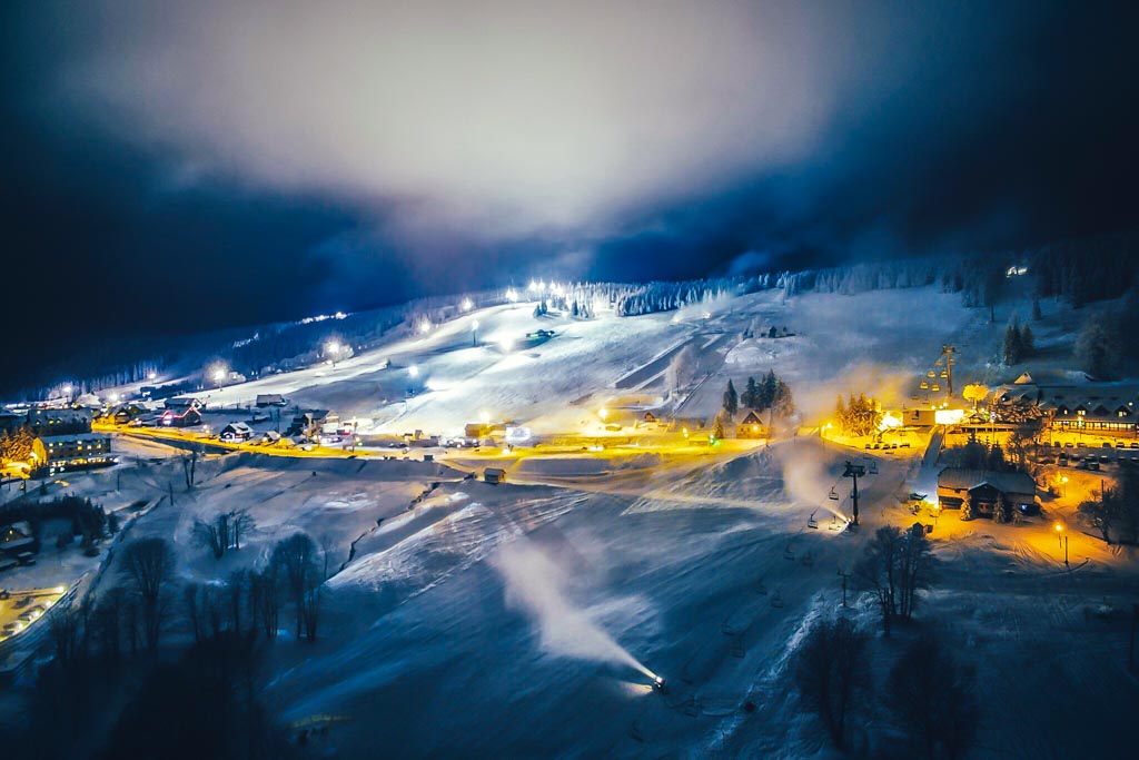 Galeria: Ski Arena Zieleniec - z lotu ptaka