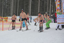Jasna Bikini Skiing 2015