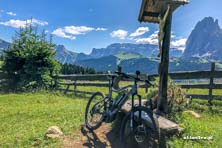 Rowerem przez Południowy Tyrol - Seiser Alm