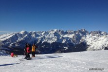 Paganella Andalo - narty z widokiem na Dolomity