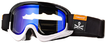 Head GOGLE STIVOT RACE YOUTH white/black