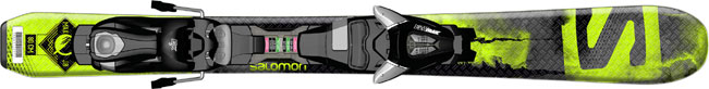 narty Salomon Q-MAX Jr XS + EZY5