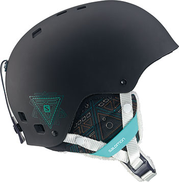 kaski narciarskie Salomon VENOM BLACK MAT