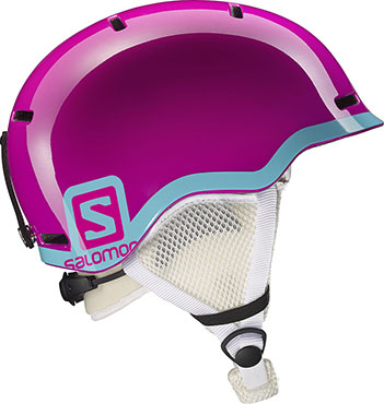 kaski narciarskie Salomon GROM FUSHIA POP / BLUE