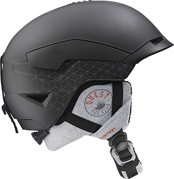 kaski narciarskie Salomon QUEST ACCESS BLACK MAT