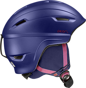 kaski narciarskie Salomon PEARL 4D EGGPLANT