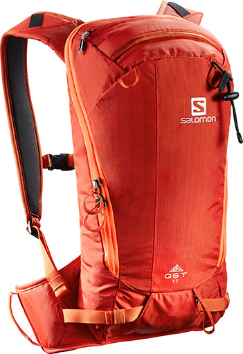 torby, plecaki, pokrowce na narty Salomon QST 12 LAVA ORANGE / VIVID ORANGE