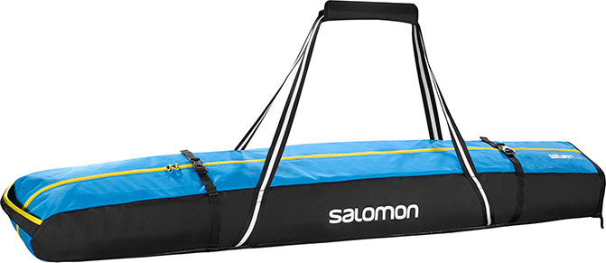 Salomon EXTEND 2PAIRS 175+20 SKIBAG BLACK | PROCESS BLUE
