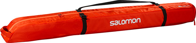 torby, plecaki, pokrowce na narty Salomon EXTEND 1PAIR 165+20 SKIBAG VIVID ORANGE | LAVA ORANGE