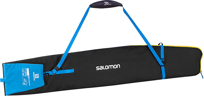 Salomon ORIGINAL 1 PAIR SKISLEEVE BLACK|PROCESS BLUE|CORONA YELLOW