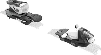 wiązania narciarskie Look NX 12 KONECT DUAL WTR B120 BLACK WHITE