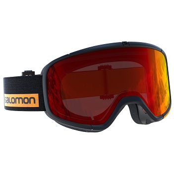 gogle narciarskie Salomon Four Seven Black-Turmeric