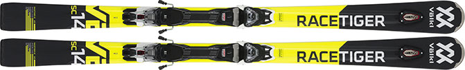 narty Voelkl RACETIGER SC BLACK / YELLOW