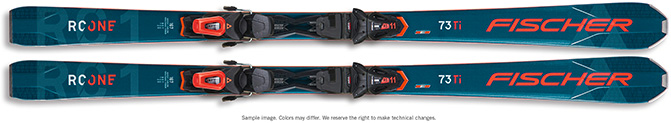 narty Fischer RC One 73 Allride + RS 11 PR