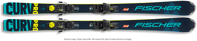 narty Fischer RC4 The Curv Pro SLR Pro + FJ7 SLR