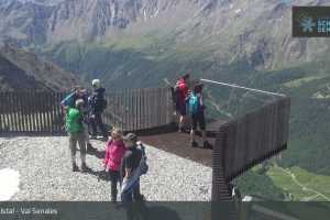 Kamera Val Senales / Schnalstal Maso Corto / Alpin Arena Senales Bergstation Gletscherbahn (LIVE Stream)