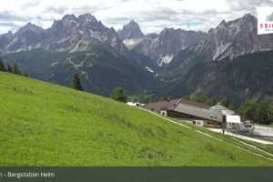 Kamera 3 Zinnen Dolomity  Helm-Plateau (LIVE Stream)