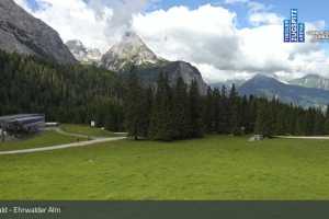 Kamera Tiroler Zugspitzbahn  Ehrwalder Alm (LIVE Stream)