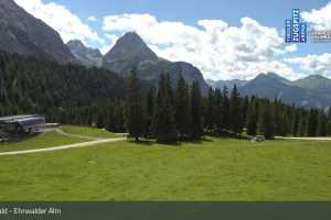 Kamera Tiroler Zugspitzbahn  Ehrwalder Alm (LIVE Stream)