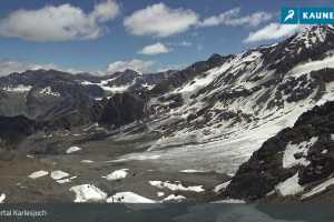 Kamera Kaunertal lodowiec Karlesjoch (LIVE Stream)