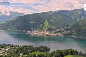 Kamera Zell am See  Widok na jezioro
