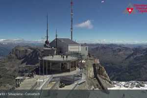 Kamera Silvaplana/Engadin  Corvatsch