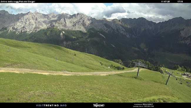 Arrivo della segg Pala del Geiger