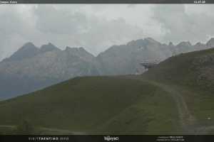 Kamera Val di Fiemme Bellamonte-Alpe Lusia Arrivo Seggiovia Campo Cune