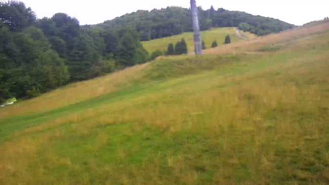 Widok na górną stację