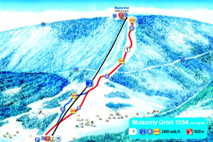 Ośrodek narciarski Zawoja Mosorny Groń, Beskid Żywiecki