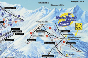 Ośrodek narciarski Fuegen / Spieljoch Zillertal, Tyrol Ośrodek narciarski Fuegen / Spieljoch Zillertal, Tyrol